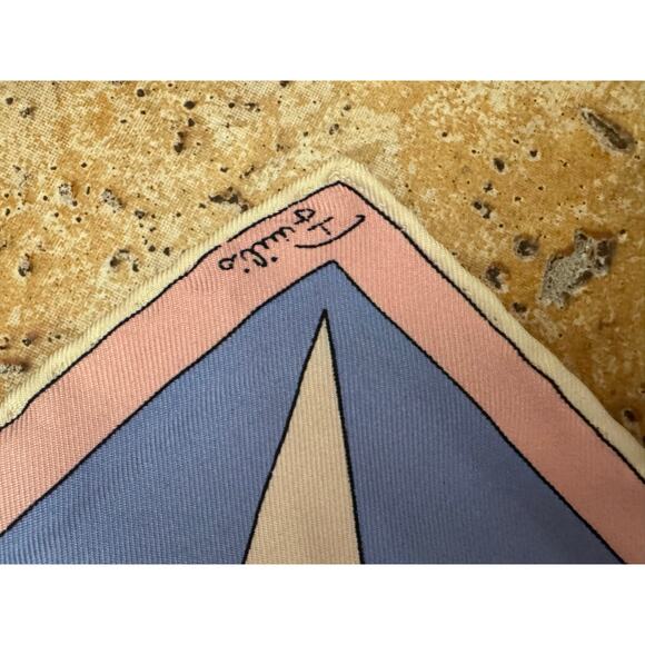 Vintage Emilio Pucci silk scarf - Picture 3 of 3